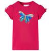 vidaXL Kids'T-shirt Pink 140 Rosa Vivo 104