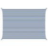 vidaXL Vela da ombra solare Blu e Bianco 5 &times; 3,5 m