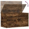 vidaXL Cassapanca Rovere Fumo 84x42x46 cm in Legno Ingegnerizzato