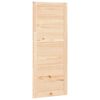 vidaXL Porta del Granaio 80x1,8x204,5 cm in Legno Massello di Pino