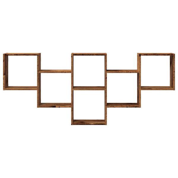 vidaXL Scaffale a Parete Legno Vecchio 159x18x66 cm in Truciolato