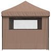 vidaXL Tenda Party Marrone 292 x 580 x 315 cm Tessuto Oxford