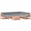 vidaXL Set Divani Giardino 7 pz con Cuscini Legno Massello di Douglas