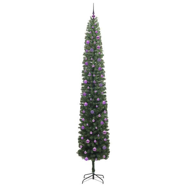 vidaXL Albero di Natale artificiale con 300 LED Verde 270 cm