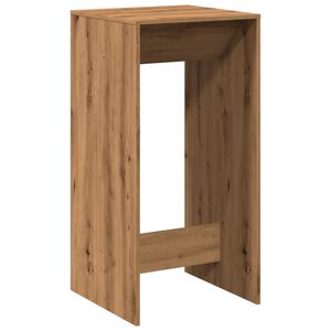vidaXL Tavolo Bar Rovere Artigianale 51x50x103,5 cm Legno Multistrato
