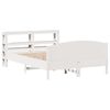 vidaXL Letto senza Materasso Bianco 135x190 cm Legno Massello di Pino