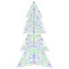 vidaXL Albero di Natale con 160 LED Multicolore 150 cm Acrilico