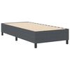 vidaXL Struttura letto piattaforma Grigio scuro 80 x 200 cm Tessuto