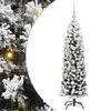 vidaXL Albero di Natale artificiale con 150 LED Verde 150 cm
