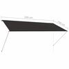 vidaXL Tenda da Sole Retrattile 250x150 cm Antracite