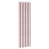 vidaXL Tenda per insetti in chenille Grigio Argento e Rosa 56 x 185 cm