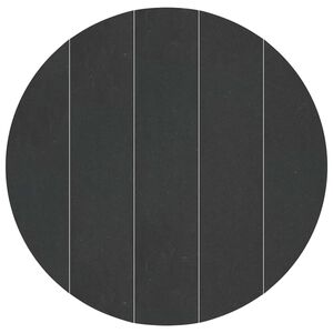 vidaXL Telo per Fondo Piscina Nero &Oslash; 610 cm Tessuto Non Tessuto