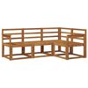 vidaXL Set di divani da esterno 4 pcs Naturale