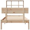 vidaXL Letto Libreria senza Materasso 90x200 cm Legno Massello Pino