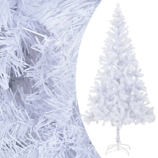 vidaXL Albero di Natale Preilluminato con Palline 210 cm 910 Rami