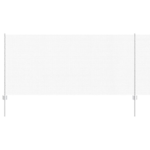 vidaXL Recinzione con Posto Argento 1 x 50 m Acciaio