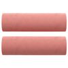 vidaXL Divano a 2 Posti con Cuscini Rosa 120 cm in Velluto