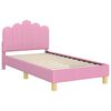 vidaXL Struttura letto per bambini con testata Rosa 80 x 160 cm