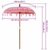 vidaXL Parasol Balinese Rosa 185 x 185 x 260 cm