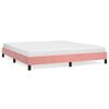 vidaXL Giroletto Rosa 180x200 cm in Velluto