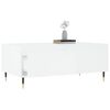 vidaXL Tavolino da Salotto Bianco 90x50x36,5 cm in Legno Multistrato