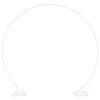 vidaXL Arco Nuziale Singolo Bianco 220 x 45 x 200 cm Acciaio