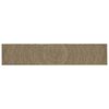 vidaXL Tappeto da Area Naturale e Nero 60 x 400 cm Juta