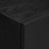 vidaXL Credenza Nera 60x33x75 cm in Legno Multistrato