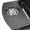 vidaXL Barbecue e Griglia a Gas 4+1 Fornelli Nero e Argento