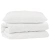 vidaXL Set di Piumoni con cuscino 2 pz Bianco Microfibra