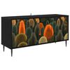 vidaXL Mobile TV ZAANDAM 102 x 33 x 51 cm Rovere Nero