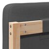 vidaXL Testiera imbottita Marrone e grigio scuro 150 cm Pino massello