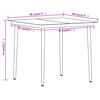 vidaXL Set da Pranzo da Giardino 3 pz Marrone