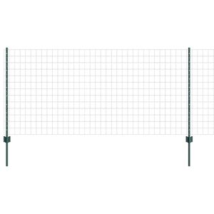 vidaXL Recinzione Euro con palo 25 x 1 m Acciaio rivestito in PVC Rete