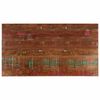 vidaXL Piano Tavolo 120x70x2,5 cm Rettangolare in Massello di Recupero