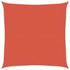 vidaXL Vela Parasole 160 g/m&sup2; Terracotta 7x7 m in HDPE