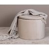Venture Home Pouf Dunken 51x51x43 cm Velluto Beige