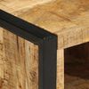 vidaXL Tavolino da Salotto 90x50x36 cm Legno Massello di Mango Grezzo