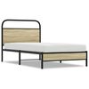 vidaXL Giroletto senza Materasso Rovere Sonoma 90x190 cm in Truciolato