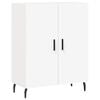 vidaXL Credenza Bianca 69,5x34x180 cm in Legno Multistrato