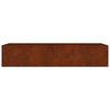 vidaXL Fioriera Rialzata da Giardino 200x80x40 cm in Acciaio Corten