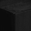 vidaXL Credenza Nera 90x33x75 cm in Legno Multistrato