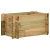 vidaXL Letto Vegetale Rialzato per Giardino Verde 80 x 80 x 32 cm