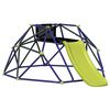 vidaXL Dome per arrampicata per bambini Blu 6FT con Scivolo Acciaio