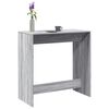 vidaXL Tavolo da Bar Grigio Sonoma 102x50x103,5cm in Legno Multistrato