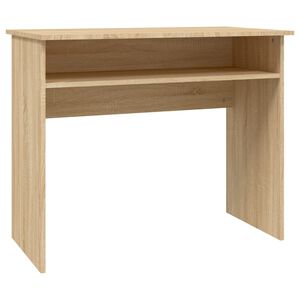 vidaXL Scrivania Rovere Sonoma 90x50x74 cm in Legno Multistrato