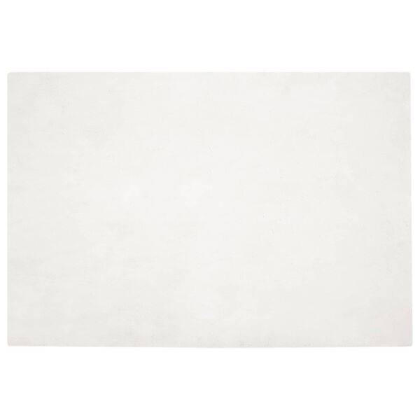 vidaXL Tappeto in Pelliccia Sintetica di Coniglio Olite Crema