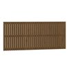 vidaXL Testiera da Parete Ambra 204x3x90 cm in Legno Massello di Pino
