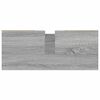 vidaXL Mobile da Bagno Grigio Sonoma 80x33x60 cm in Legno Multistrato