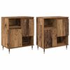 vidaXL Sideboards 2 pz Legno vecchio